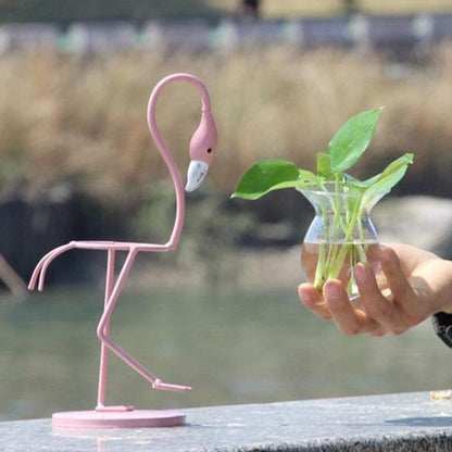 Flamingo Glass Vases