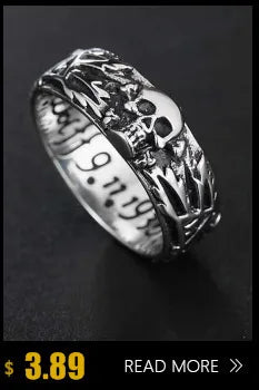 Cool Punk Stainless Steel Fishbone Ring For Man Vintage Style Classic Rvs Wedding Band Casual Sport Sieraden Boyfriend Gift
