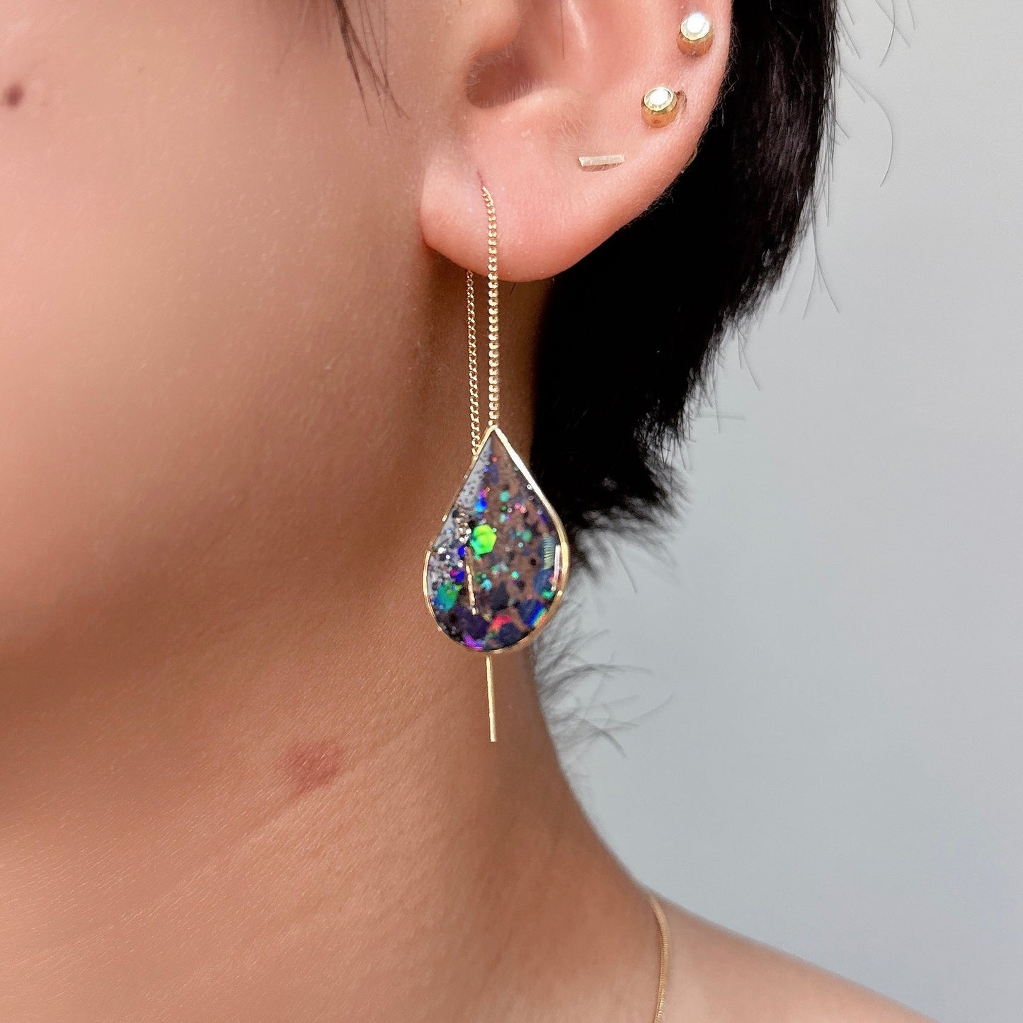 Lam Huyền Ear Threaders