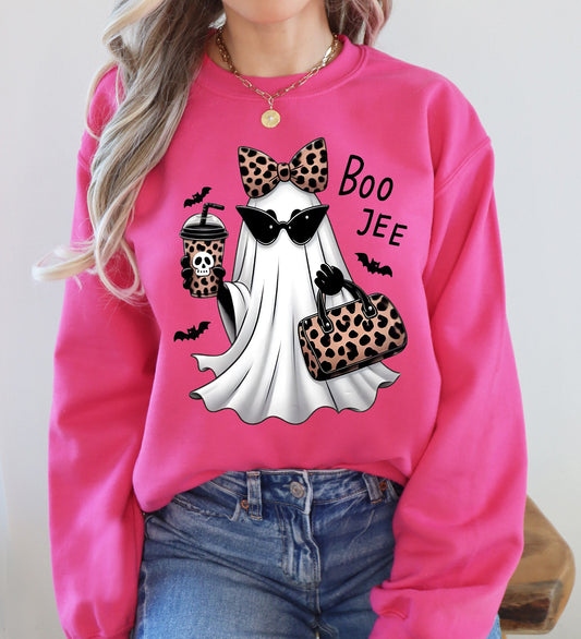 Fancy Boujee Ghost Halloween Graphic Sweatshirt