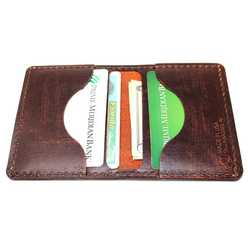 Leather Original Mens Wallet - Diving Eagle