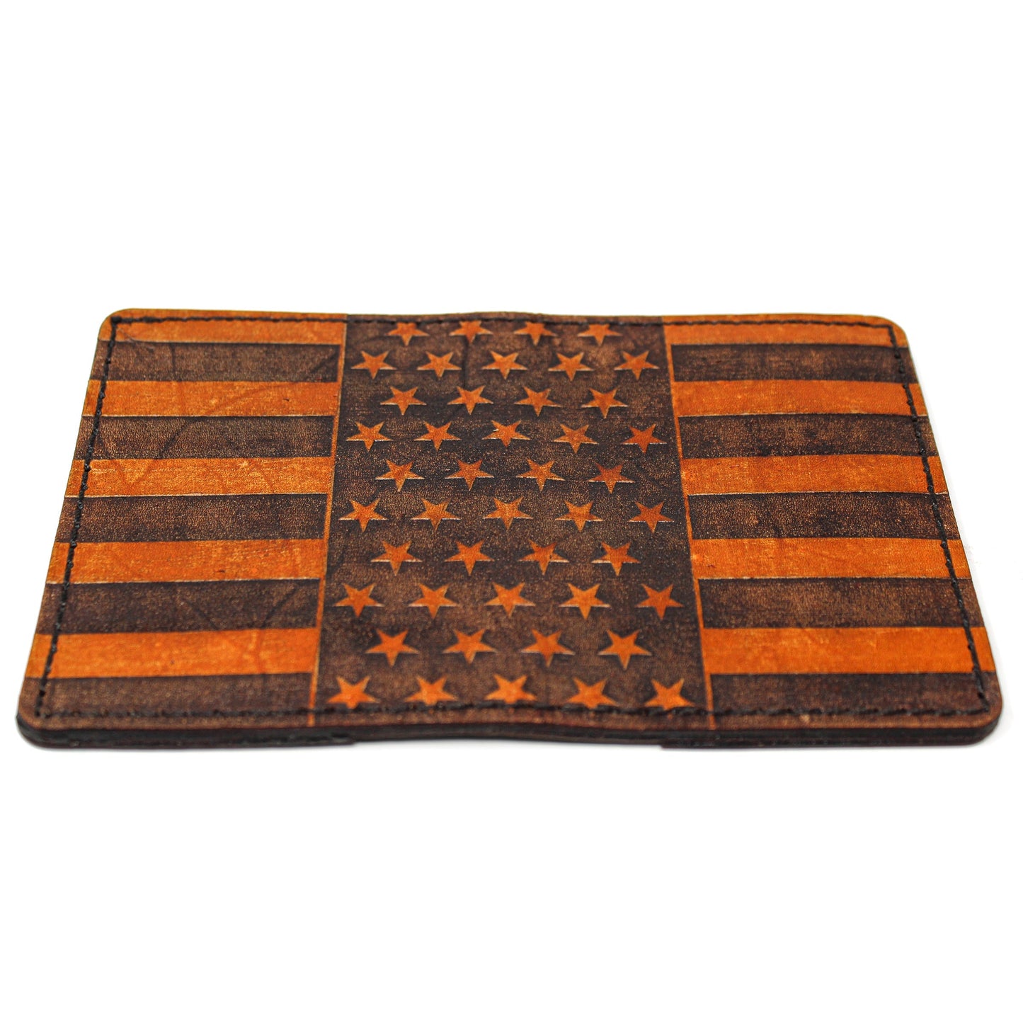 Leather Original Mens Wallet - Stars and Stripes
