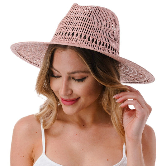 Woven Straw Panama Hat