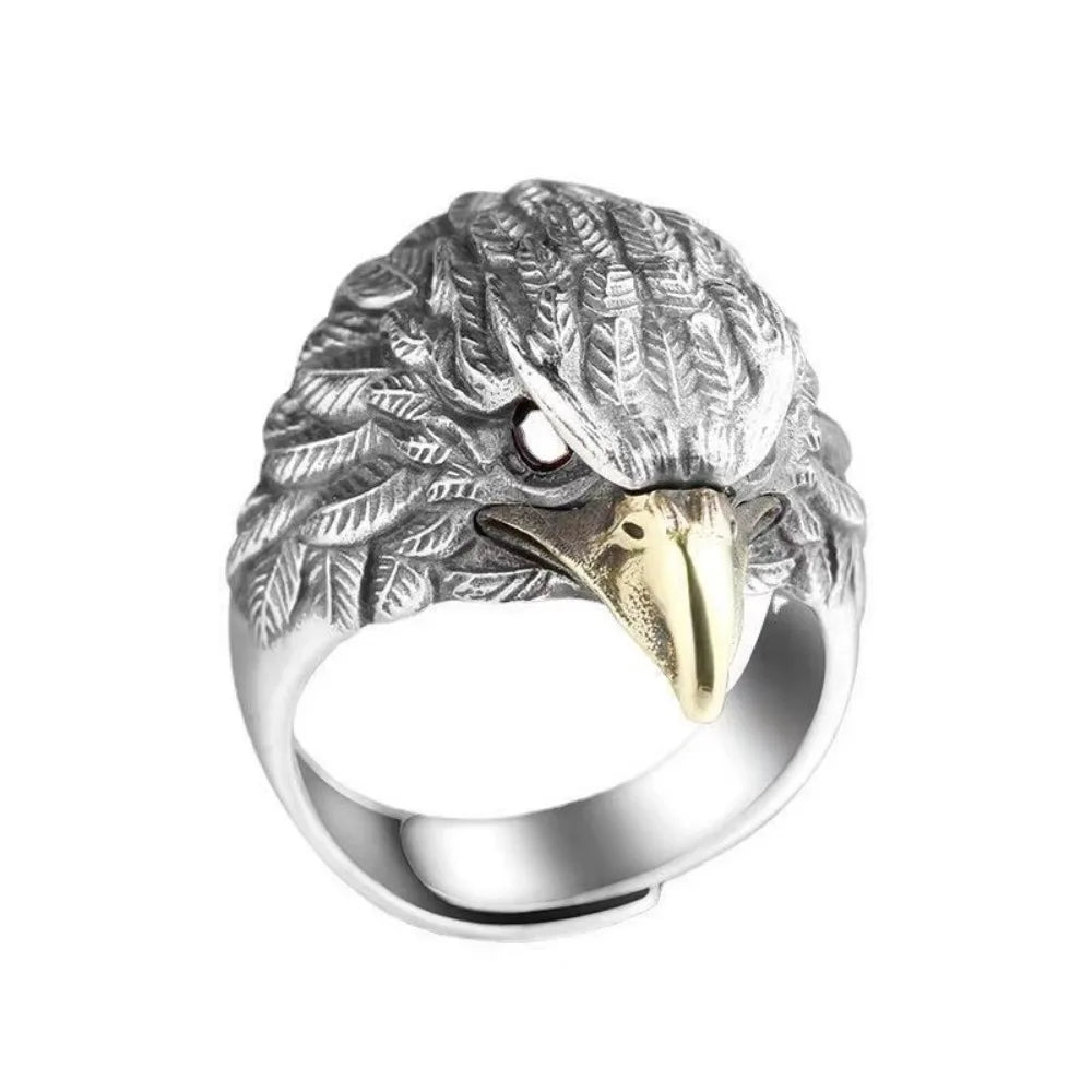 Classic Personalized Domineering Eagle Ring Creative Trend Men's Ring Gothic Punk Street Niche Party Rock Open Ring JewelryGifts