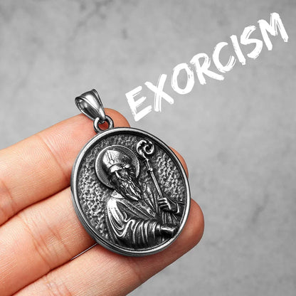 Catholic Saints & Virgin Mary Stainless Steel Men's Pendant Necklace
