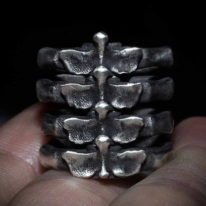 Cool Punk Stainless Steel Fishbone Ring For Man Vintage Style Classic Rvs Wedding Band Casual Sport Sieraden Boyfriend Gift