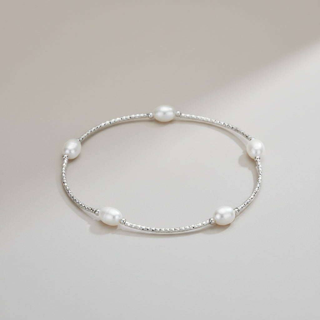 Pearl Pointed Stretch Bracelet