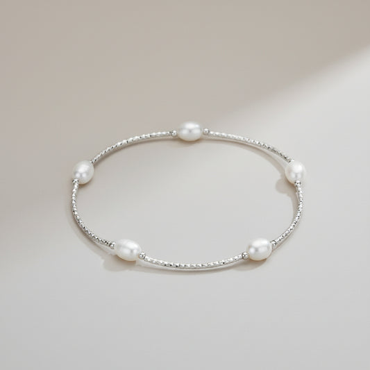 Pearl Pointed Stretch Bracelet