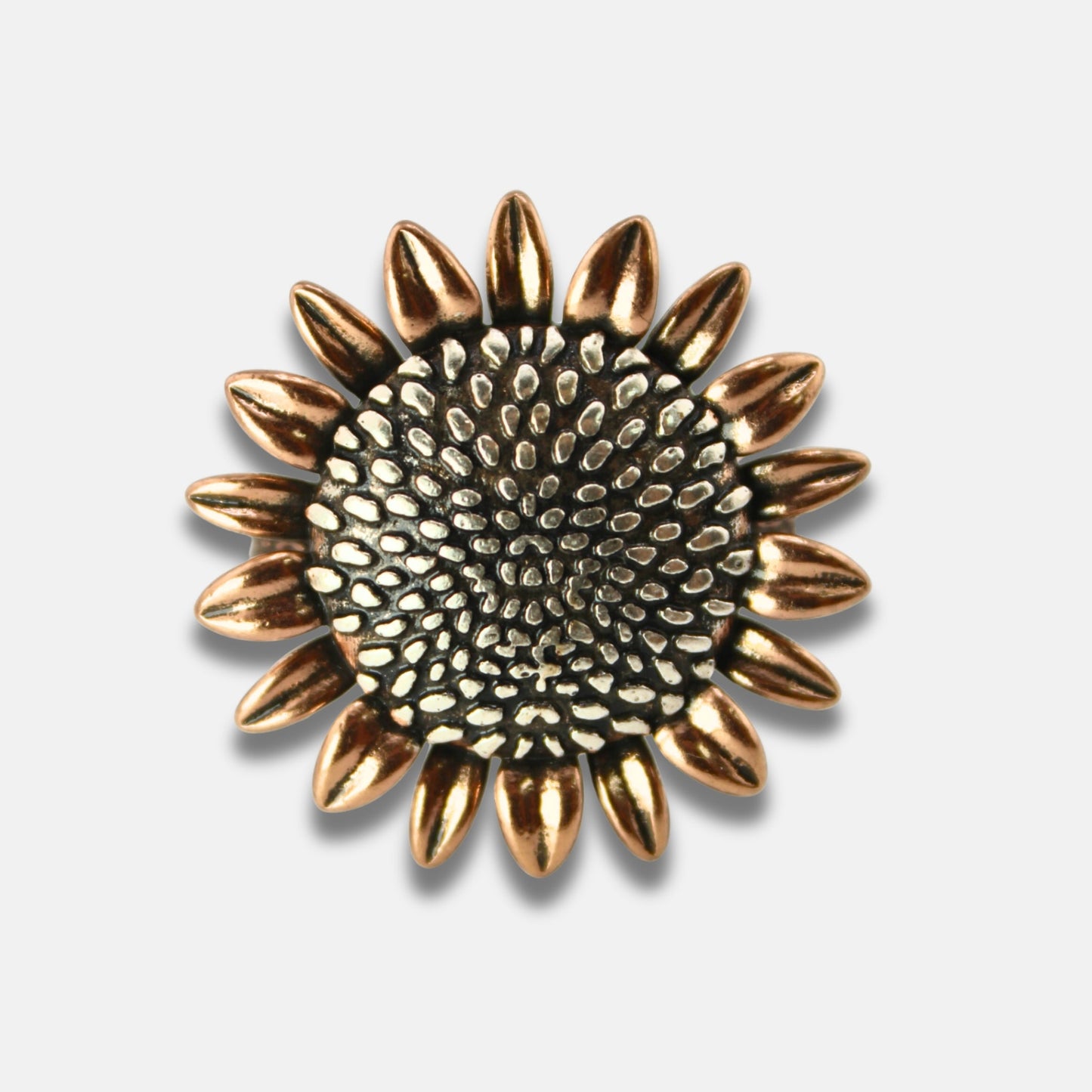 Have Faith Sunflower Inspire Adjustable Ring