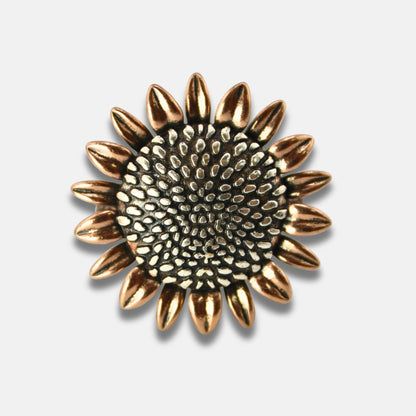 Have Faith Sunflower Inspire Adjustable Ring
