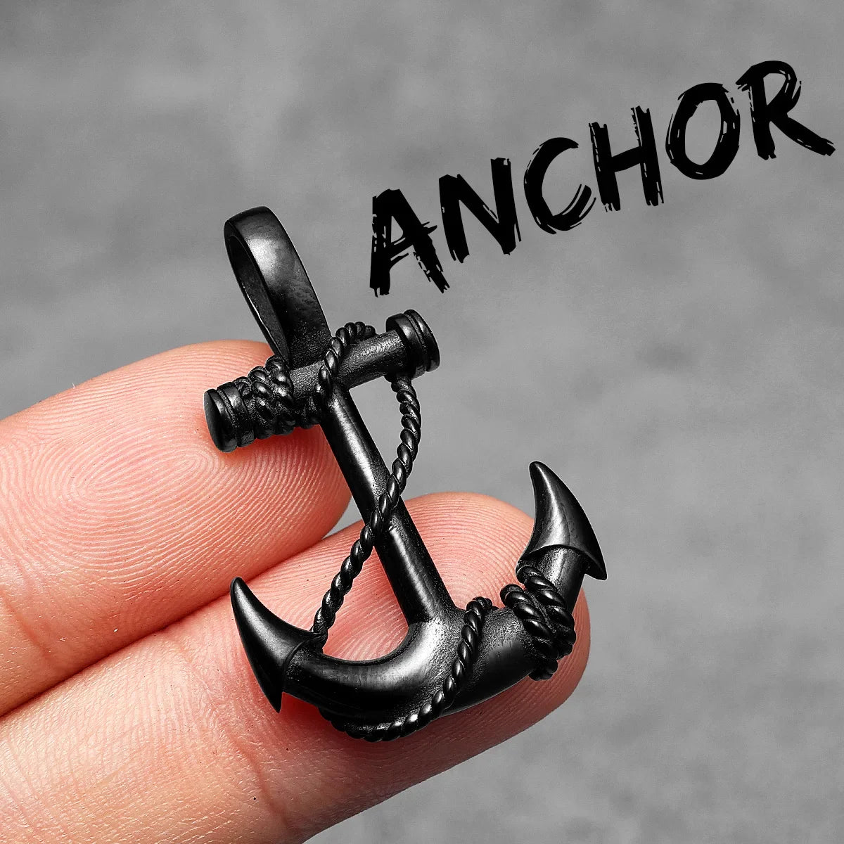 Anchor Sailor Stainless Steel Men's Necklace Pendants Chain