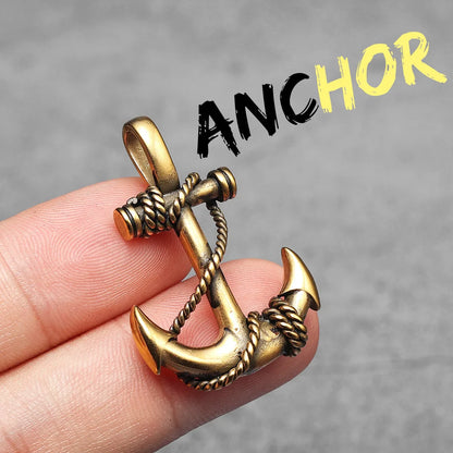 Anchor Sailor Stainless Steel Men's Necklace Pendants Chain