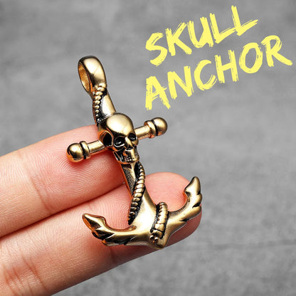 Anchor Sailor Stainless Steel Men's Necklace Pendants Chain