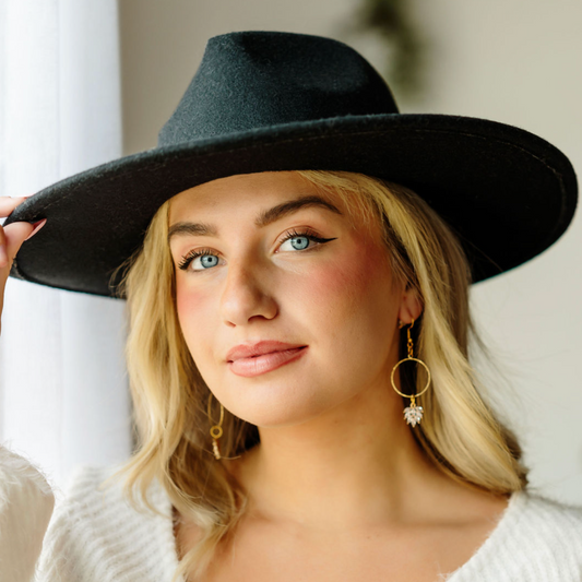 Diamond Babies Hoop Earrings