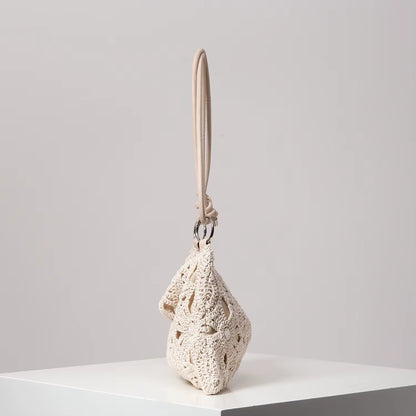 Boho Crochet Floral Shoulder Bag