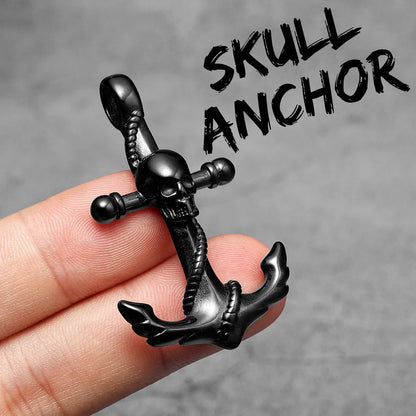 Anchor Sailor Stainless Steel Men's Necklace Pendants Chain