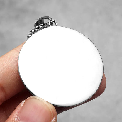 Star of David Stainless Steel Men's Necklace Pendant Chain