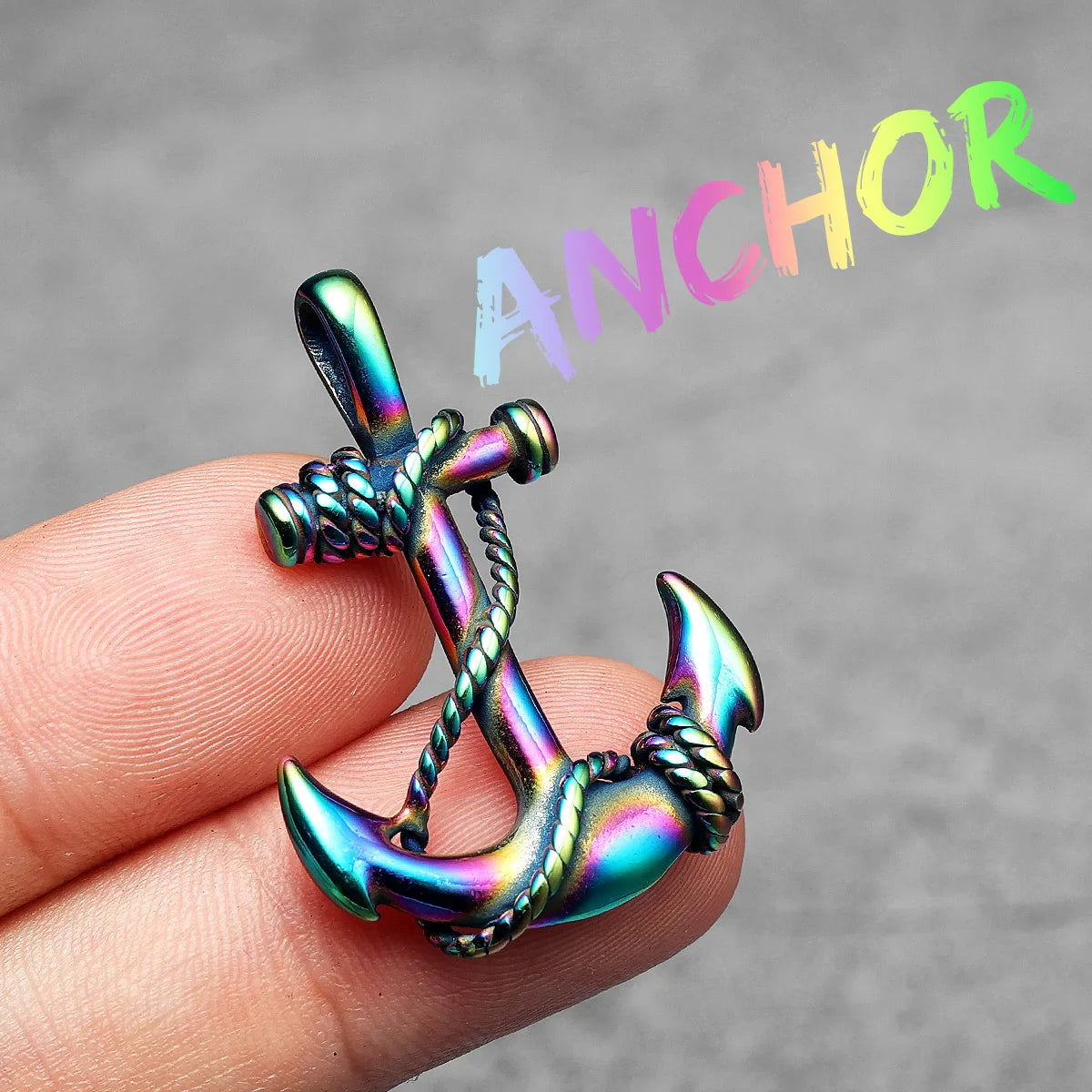 Anchor Sailor Stainless Steel Men's Necklace Pendants Chain