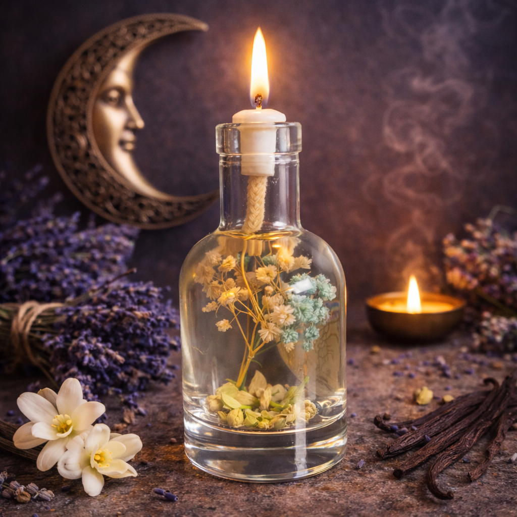 The Moon - Oil Candle