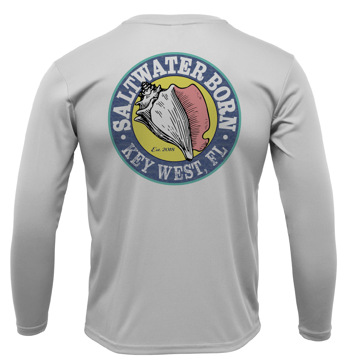 Swordfish on Chest Long Sleeve UPF 50+ Dry-Fit Shirt