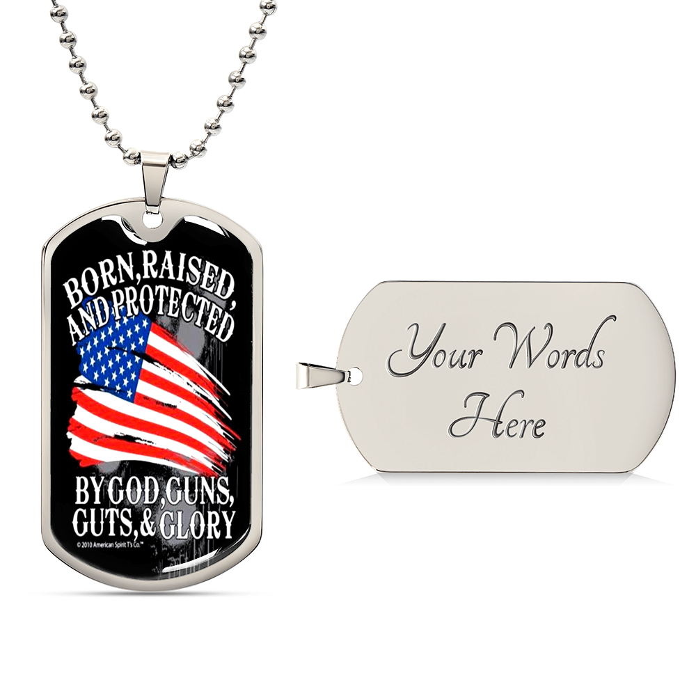 Proud American - Army Tag Necklace, Dog Tag Necklace