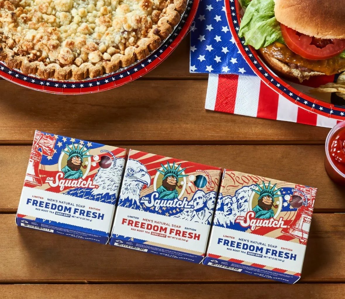 Dr. Squatch Limited Edition Freedom Fresh Bar Soap