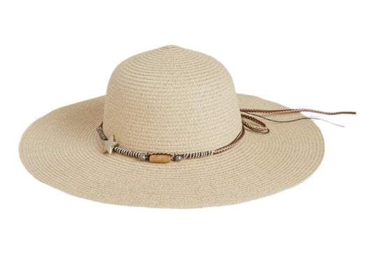 Coco + Carmen Braid Floppy Hat - Packable Summer Beach Hat