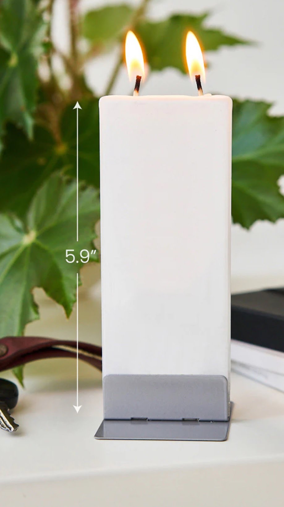 Flatyz Happy Birthday With Floral Print Candle