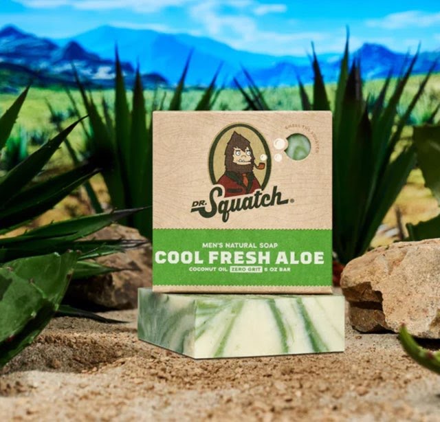Dr. Squatch Cool Fresh Aloe Bar Soap