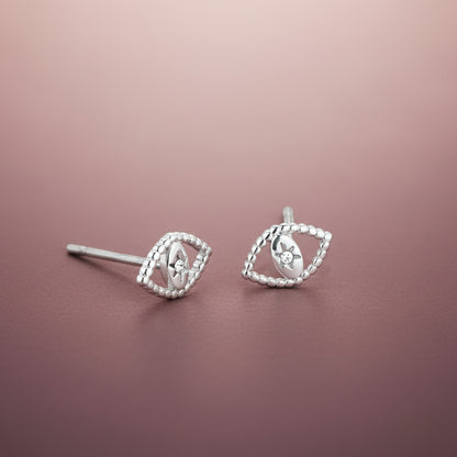 Just For Luck Evil Eye Earrings