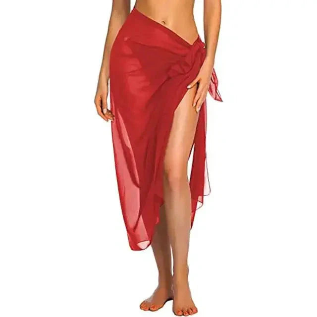 Beachside Bliss Sarong Wraps - Lightweight, Versatile Cover-Up for Effortless Beach Style