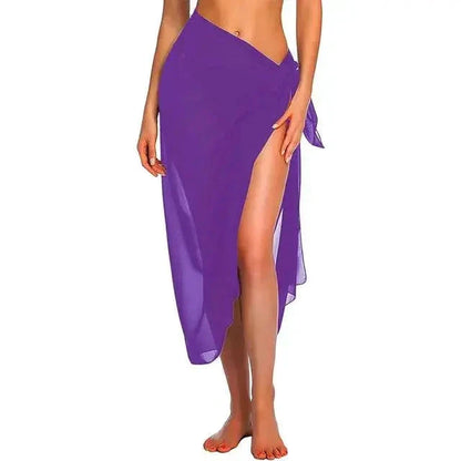 Beachside Bliss Sarong Wraps - Lightweight, Versatile Cover-Up for Effortless Beach Style