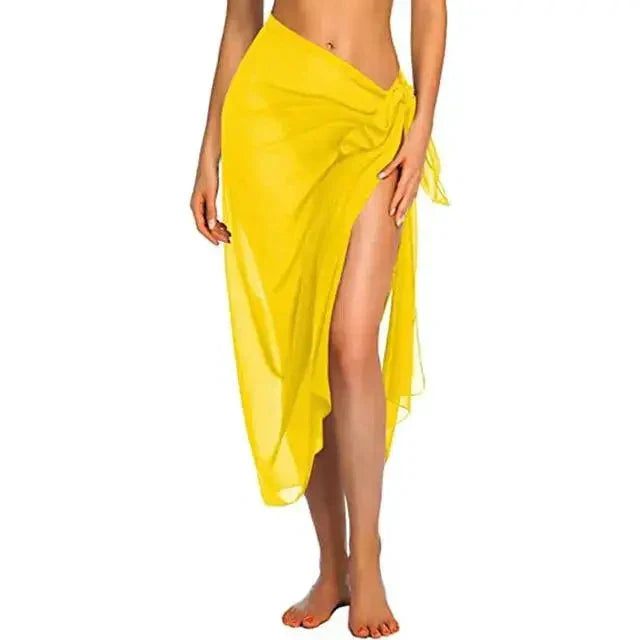 Beachside Bliss Sarong Wraps - Lightweight, Versatile Cover-Up for Effortless Beach Style