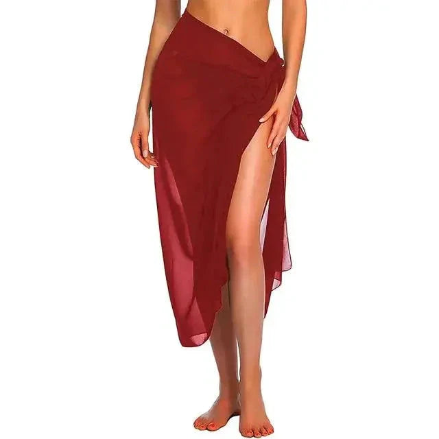 Beachside Bliss Sarong Wraps - Lightweight, Versatile Cover-Up for Effortless Beach Style
