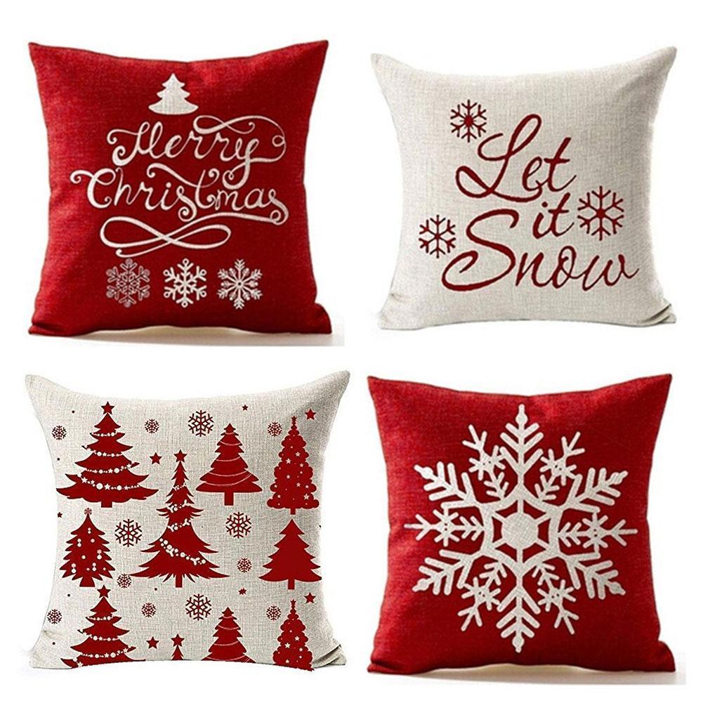 Christmas Snowflake Pillow Covers