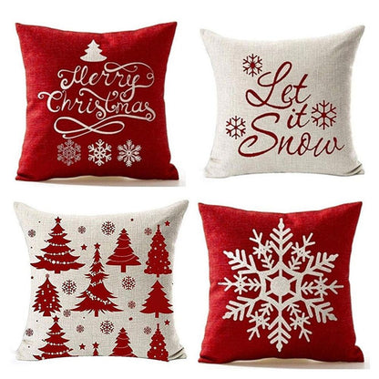 Christmas Snowflake Pillow Covers