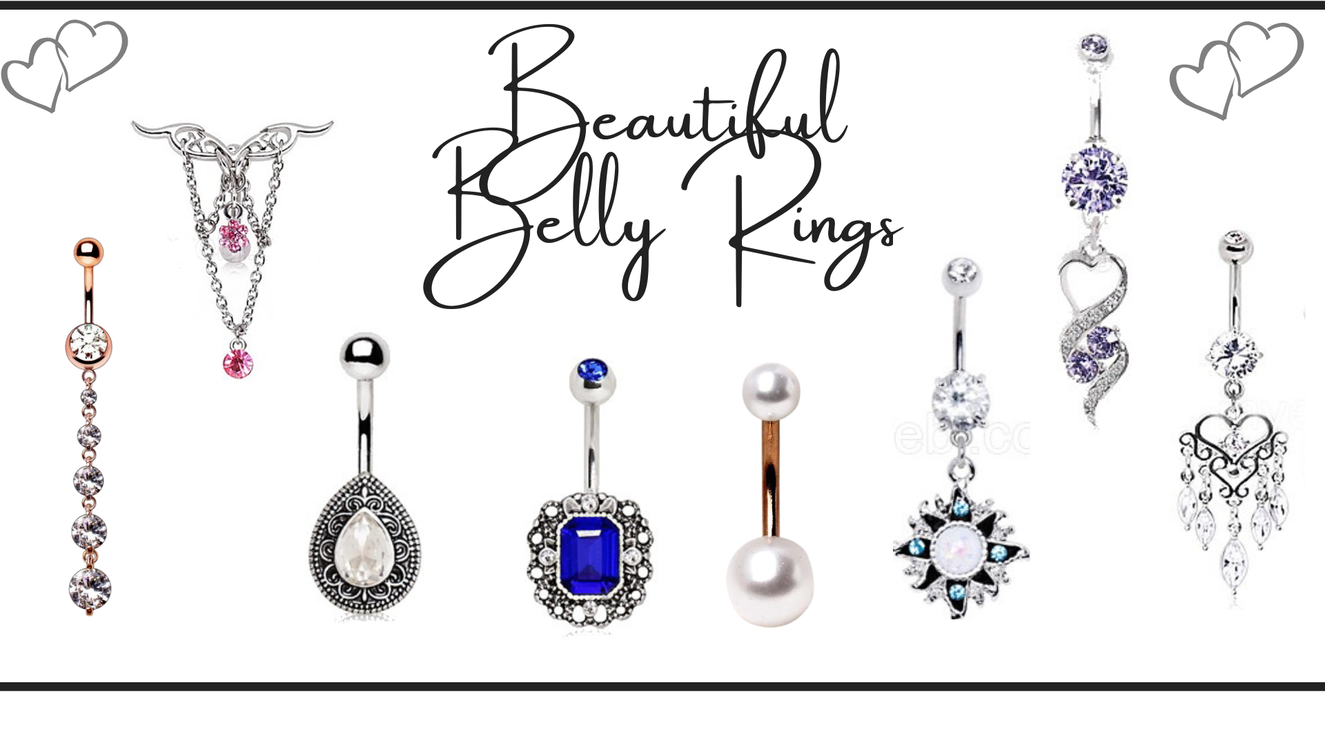 Beautiful Belly Rings, Belly Button Rings & Navel Rings. Top Down and Dangle styles just to name a few and all on Sale. - Fashion Hut Jewelry
