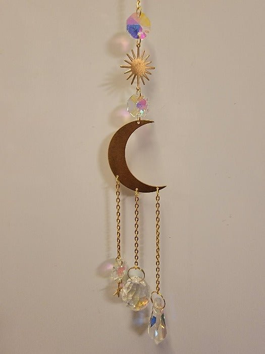 Moon Suncatcher Crystal Prisms