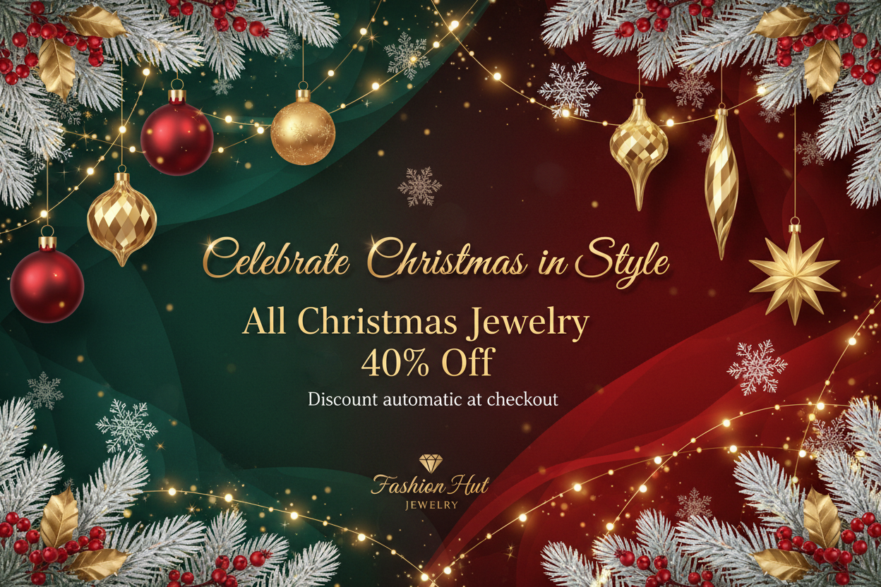 Celebrate in Style with 40% Off all Christmas Jewelry at Fashion Hut Jewelry