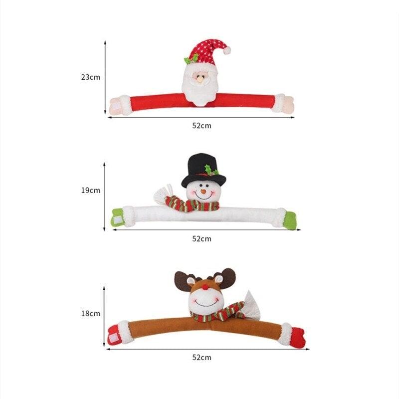 Christmas Flannel Curtain Tiebacks