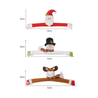 Christmas Flannel Curtain Tiebacks