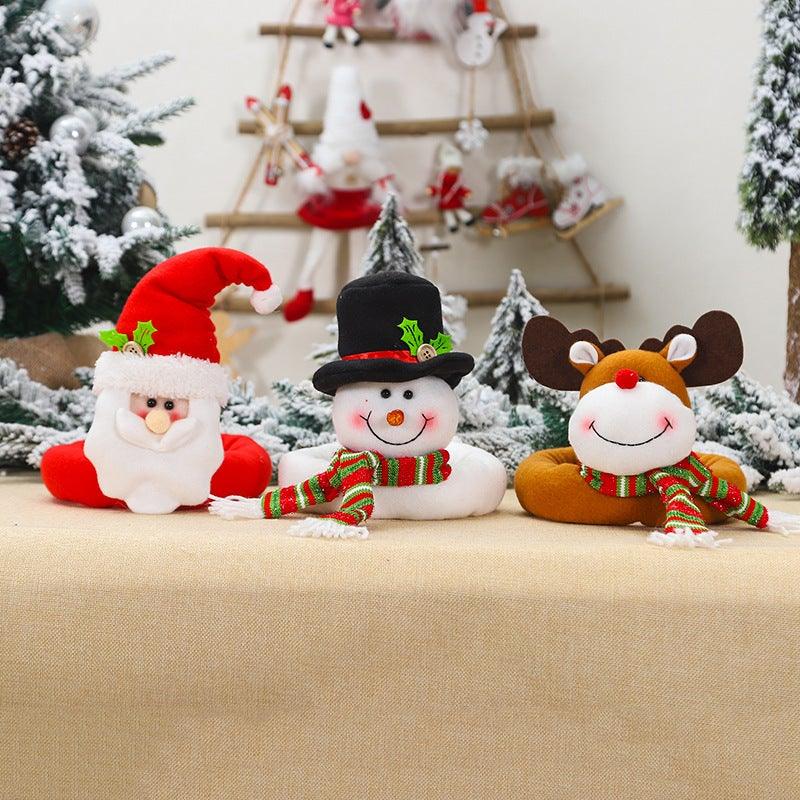 Christmas Flannel Curtain Tiebacks