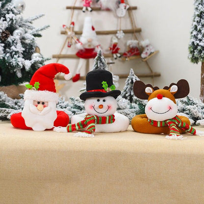 Christmas Flannel Curtain Tiebacks