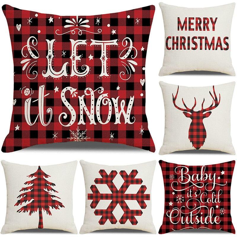 Christmas Throw Pillow Covers