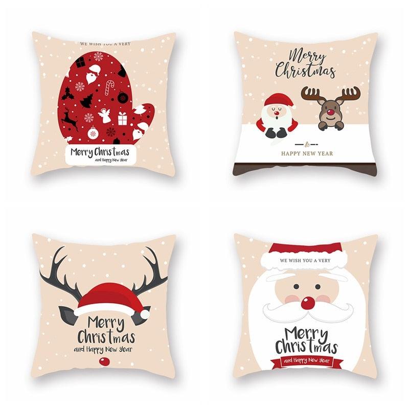 Santa Claus Christmas Pillow Covers