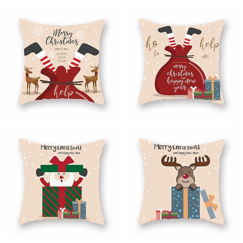 Santa Claus Christmas Pillow Covers