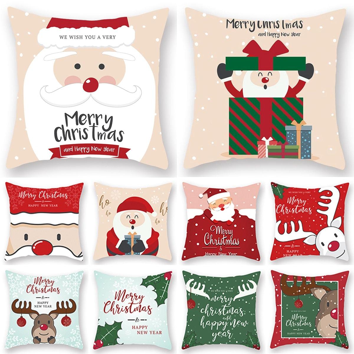 Santa Claus Christmas Pillow Covers