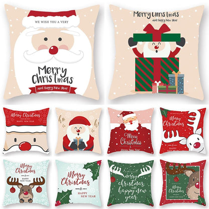 Santa Claus Christmas Pillow Covers