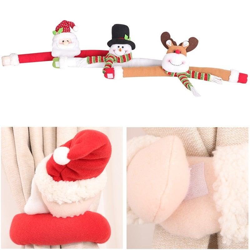 Christmas Curtain Tiebacks