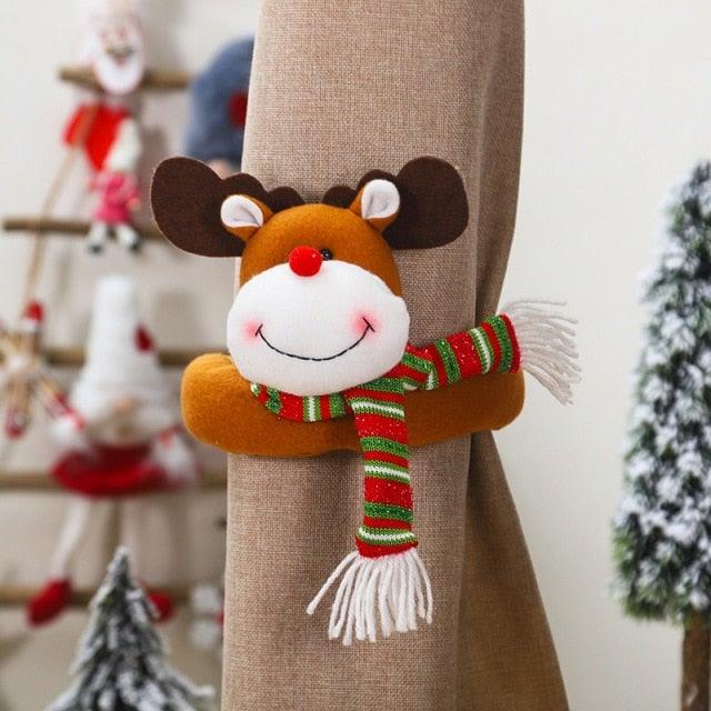 Christmas Curtain Tiebacks